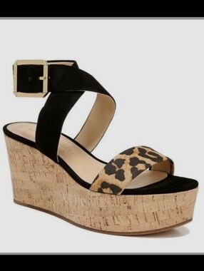 Veronica Beard HURLEY Suede & Leather Platform Sandal 10